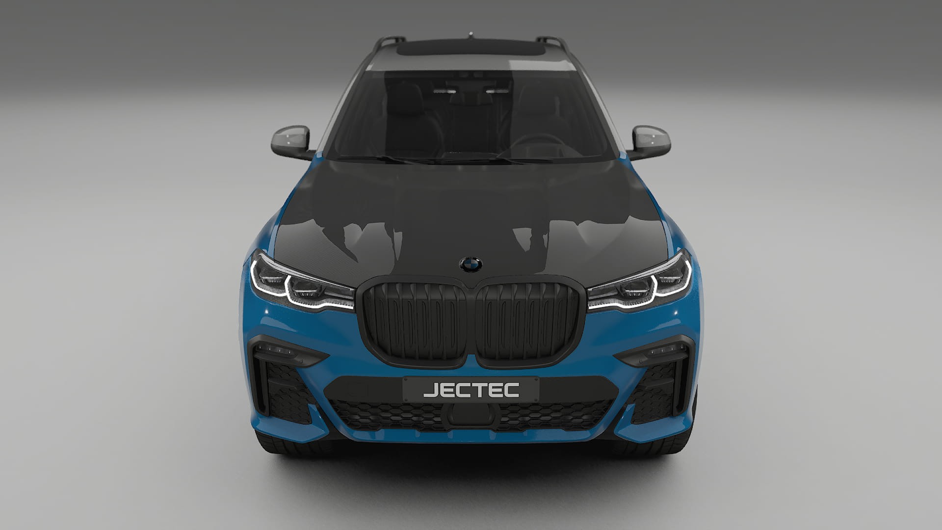 BMW X7 M G07 PPF Fólie na auto | CrystalGuard Přední kit s karbonovou kapotou
