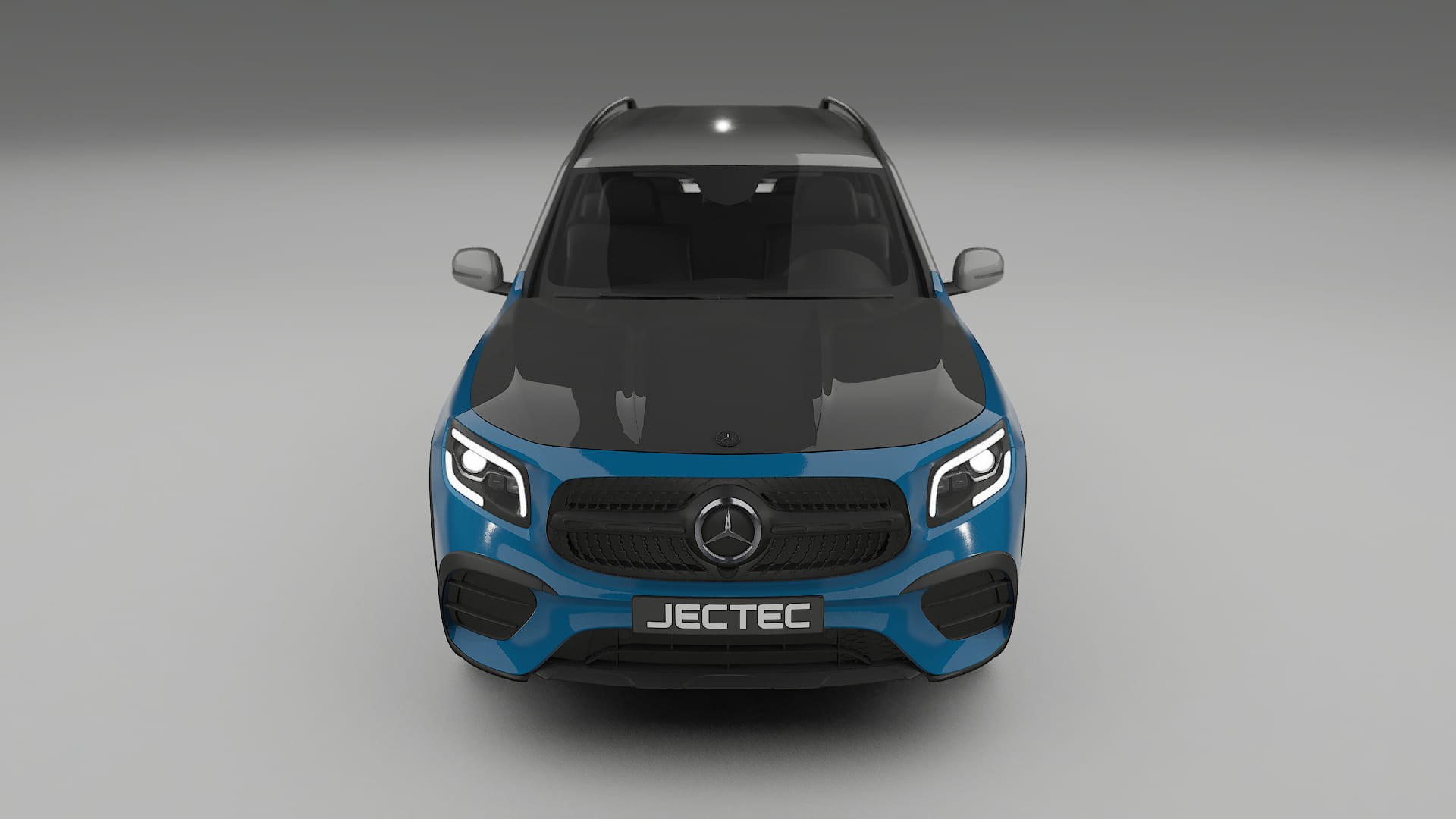 Mercedes AMG GLB PPF Fólie na auto | CrystalGuard Přední kit s karbonovou kapotou