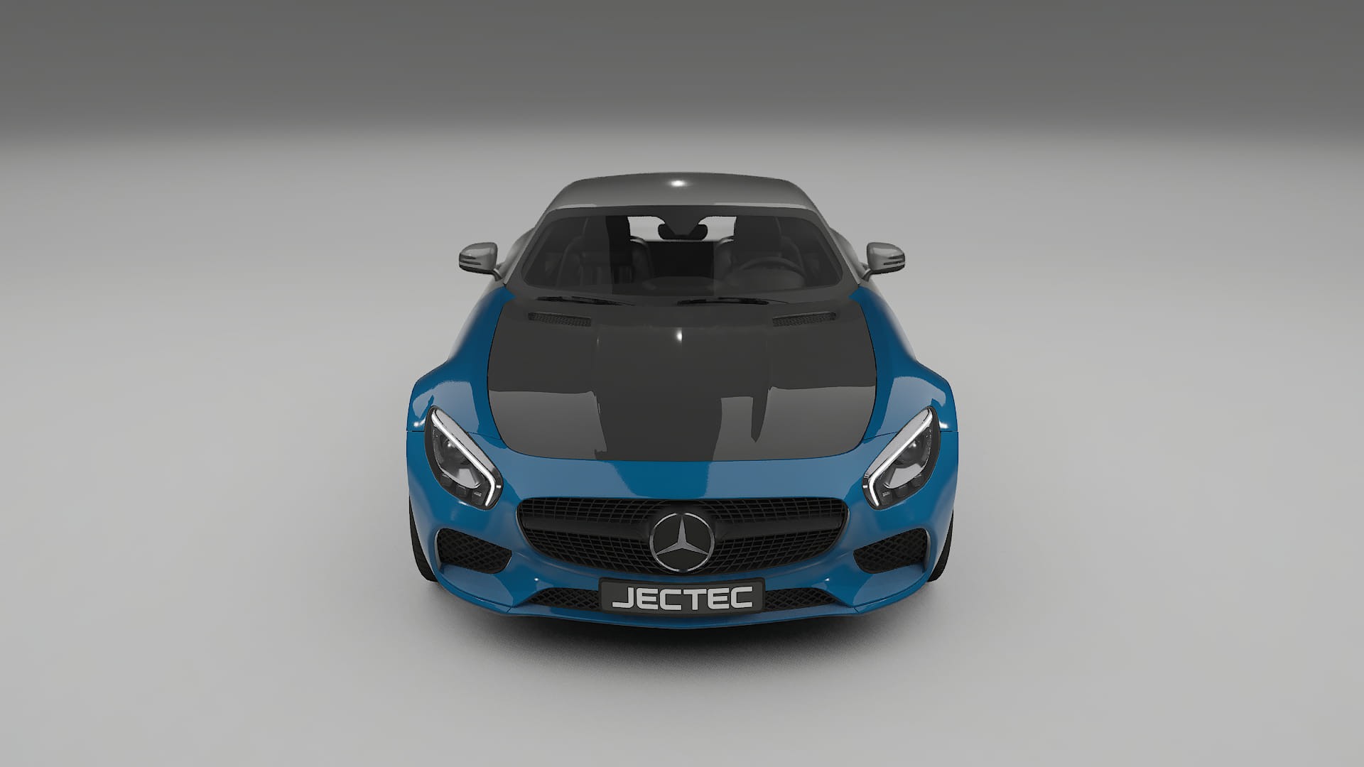 Mercedes AMG GT C190 coupe PPF Fólie na auto | CrystalGuard Přední kit s karbonovou kapotou