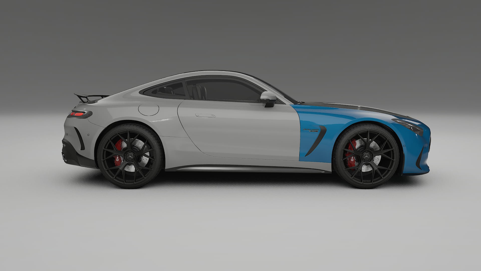 Mercedes AMG GT coupe C192 PPF Fólie na auto | CrystalGuard Přední kit s karbonovou kapotou