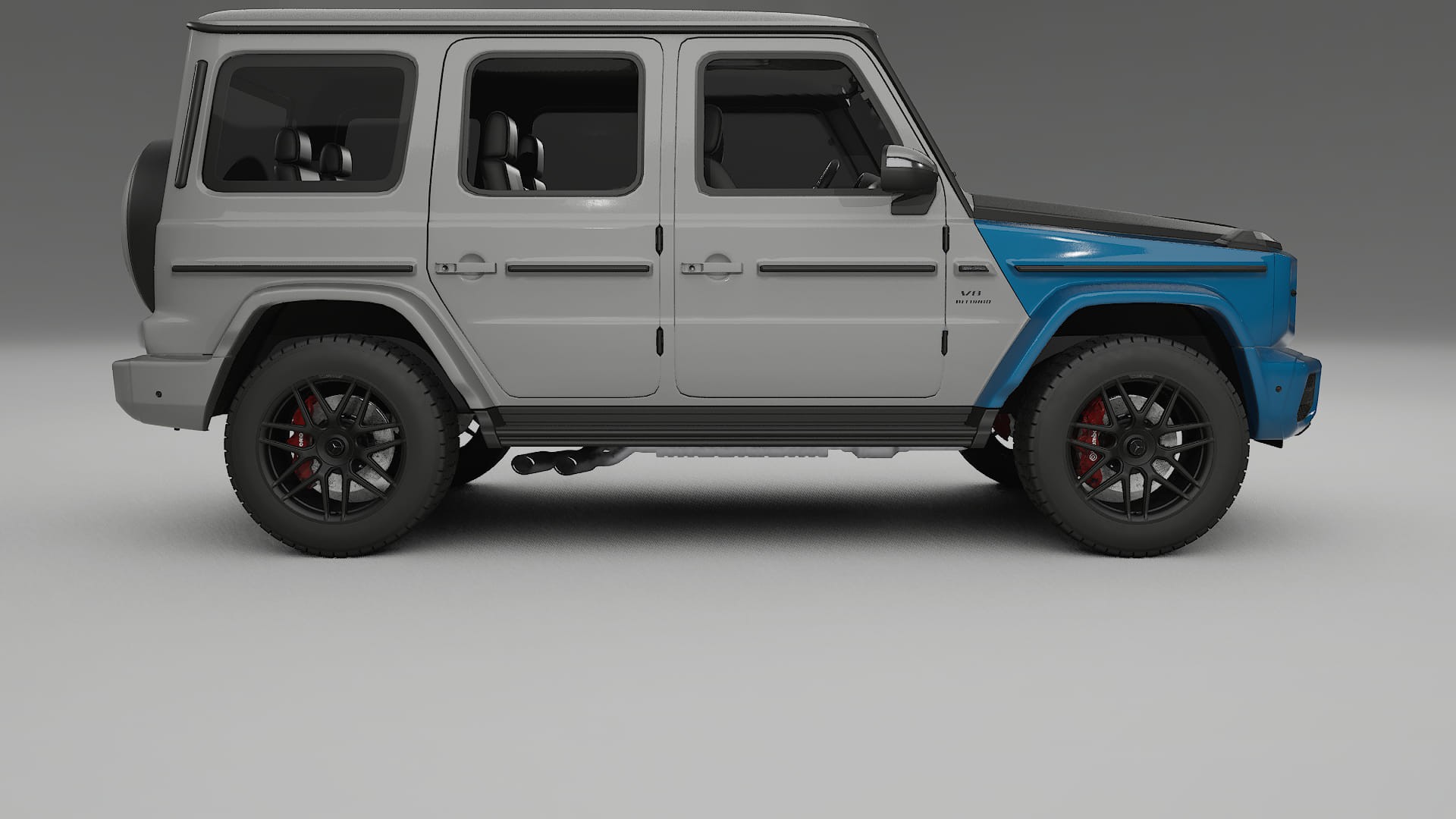 Mercedes G63 AMG W463A PPF Fólie na auto | CrystalGuard Přední kit s karbonovou kapotou