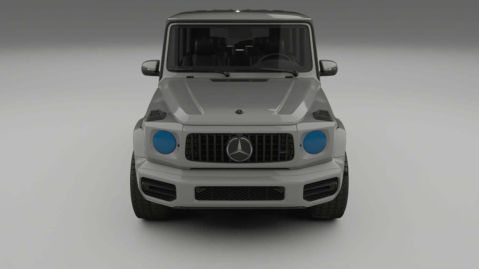 Mercedes G63 AMG W463A PPF Fólie na auto | CrystalGuard Přední kit s karbonovou kapotou