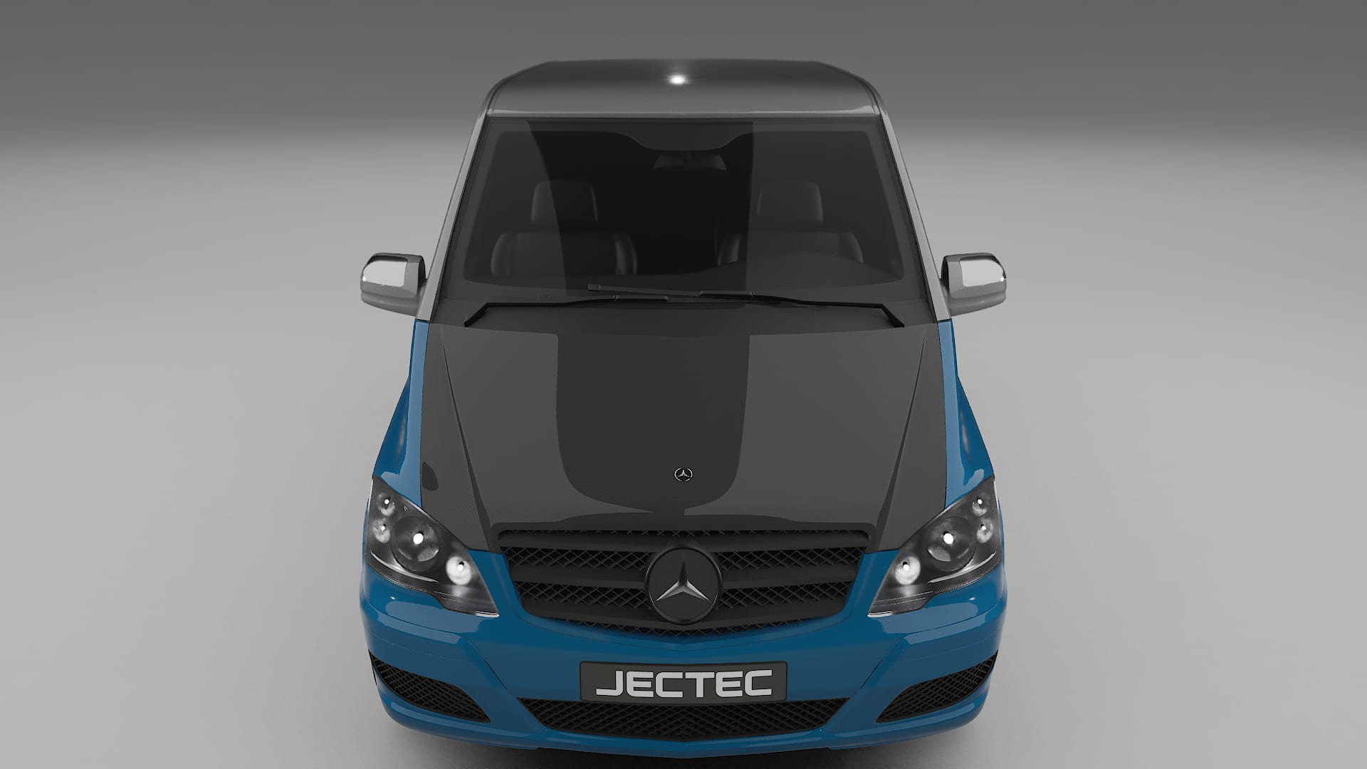 Mercedes Viano Extralong W439 Facelift PPF Fólie na auto | CrystalGuard Přední kit s karbonovou kapotou