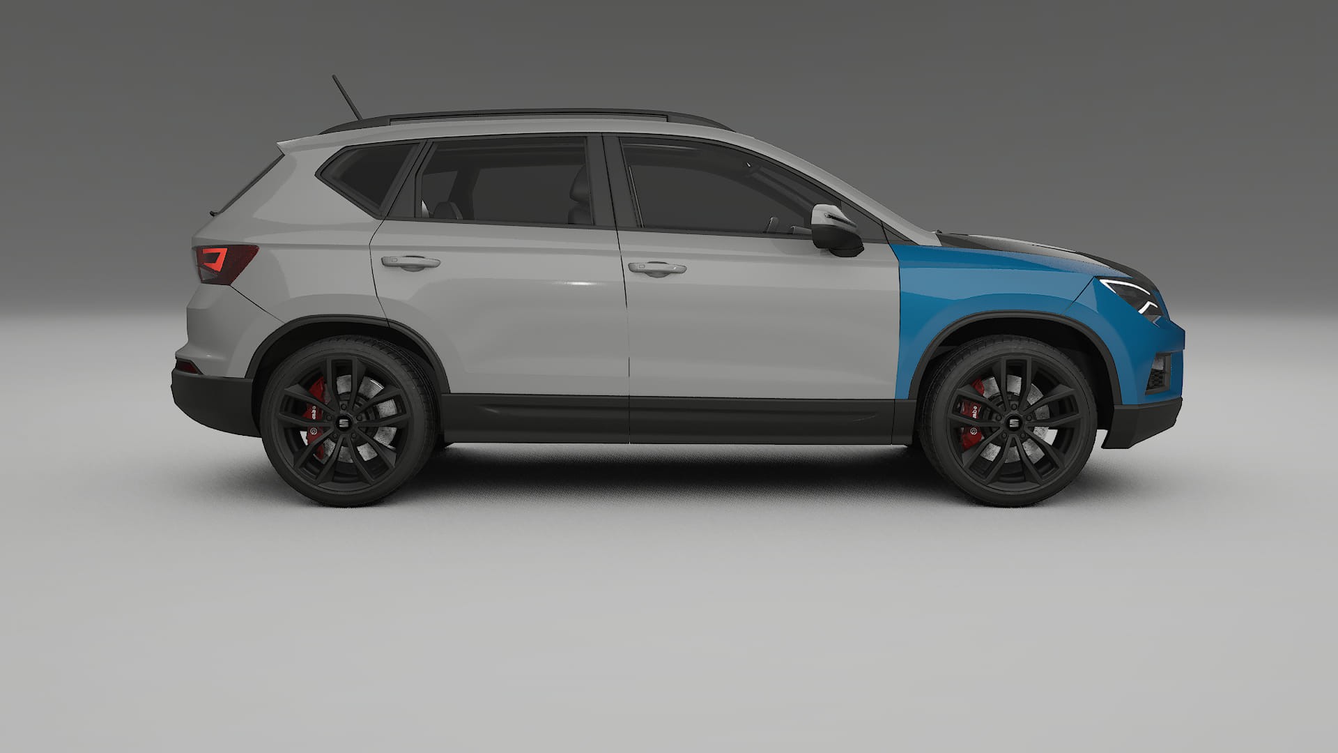 Seat Ateca KH7 PPF Fólie na auto | CrystalGuard Přední kit s karbonovou kapotou