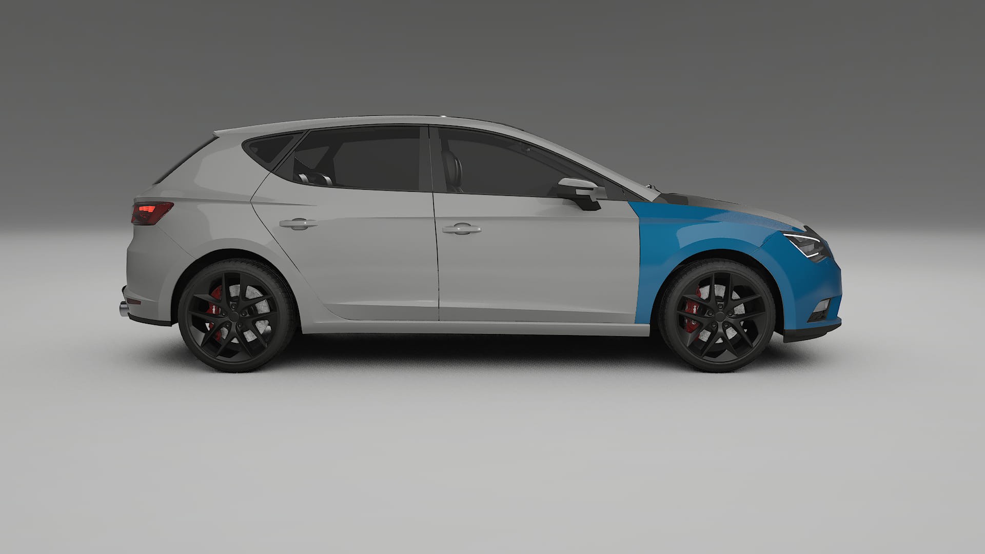 Seat Leon FR 5F PPF Fólie na auto | CrystalGuard Přední kit s karbonovou kapotou 2