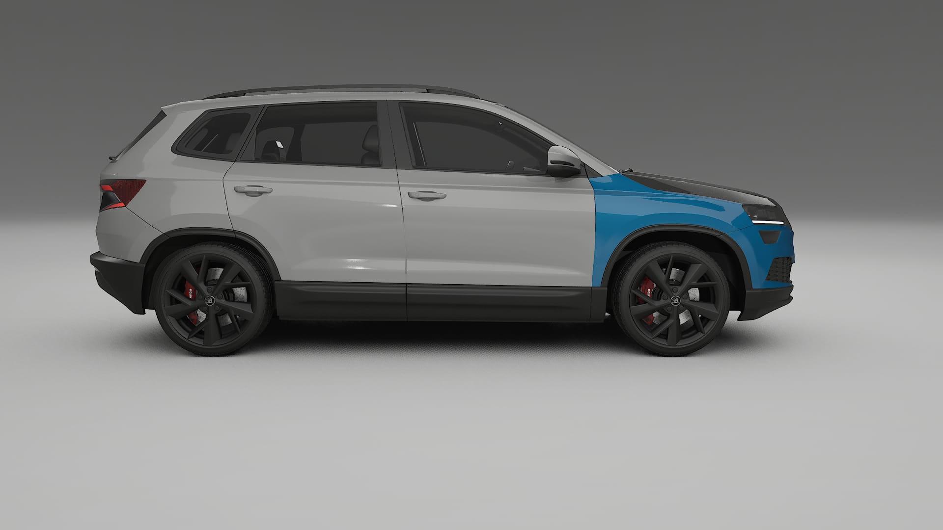 Škoda Karoq NU7 PPF Fólie na auto | CrystalGuard Přední kit s karbonovou kapotou
