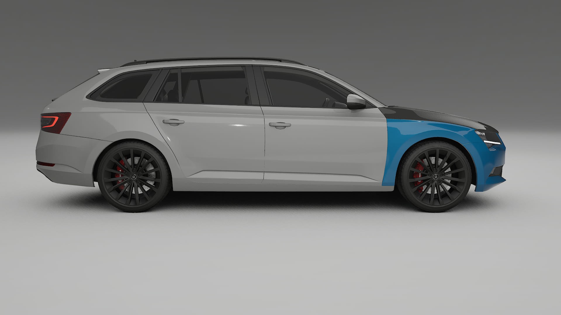 Škoda Superb B8 PPF Fólie na auto | CrystalGuard Přední kit s karbonovou kapotou