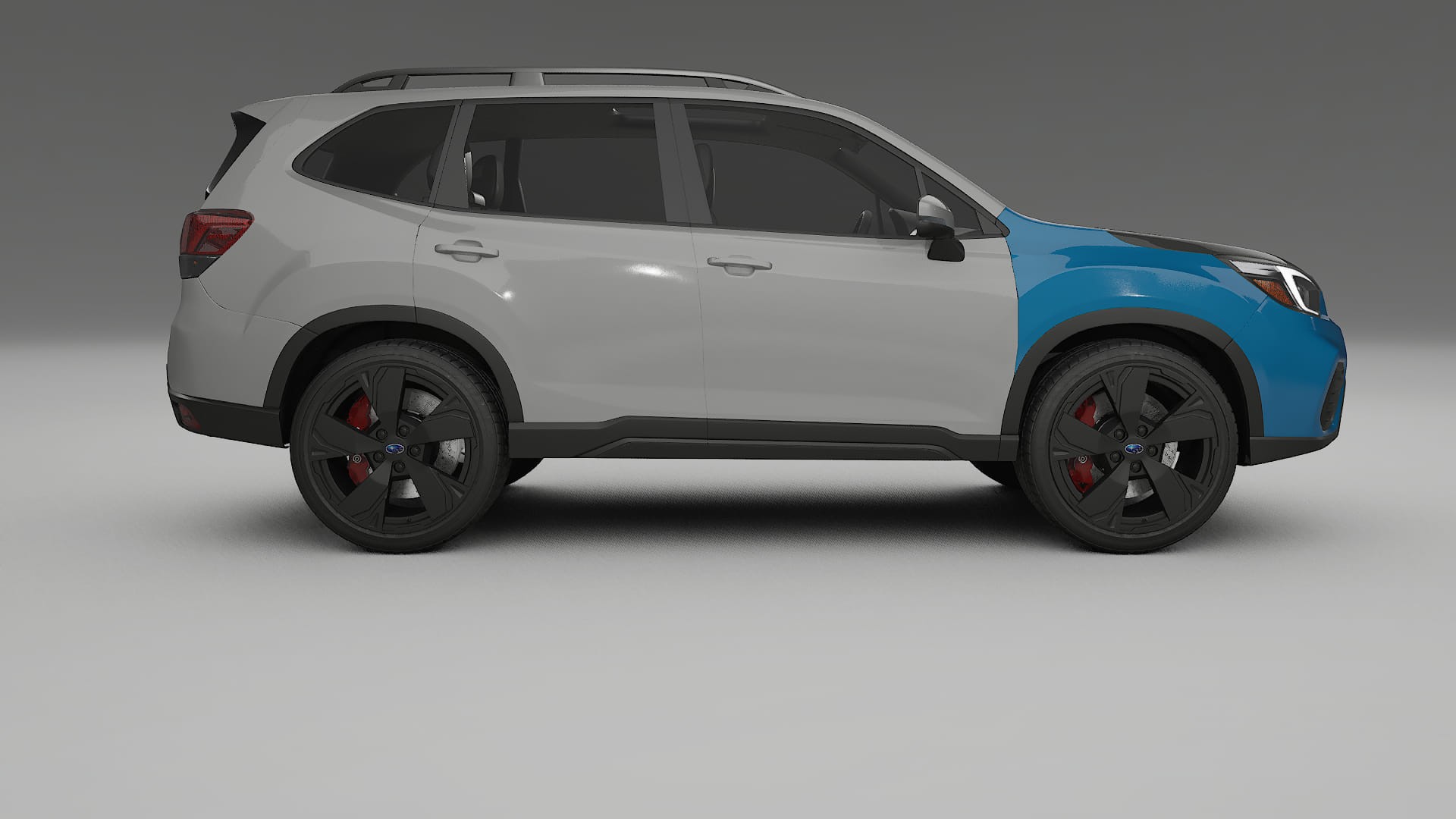 Subaru Forester V SK prefacelift PPF Fólie na auto | CrystalGuard Přední kit s karbonovou kapotou