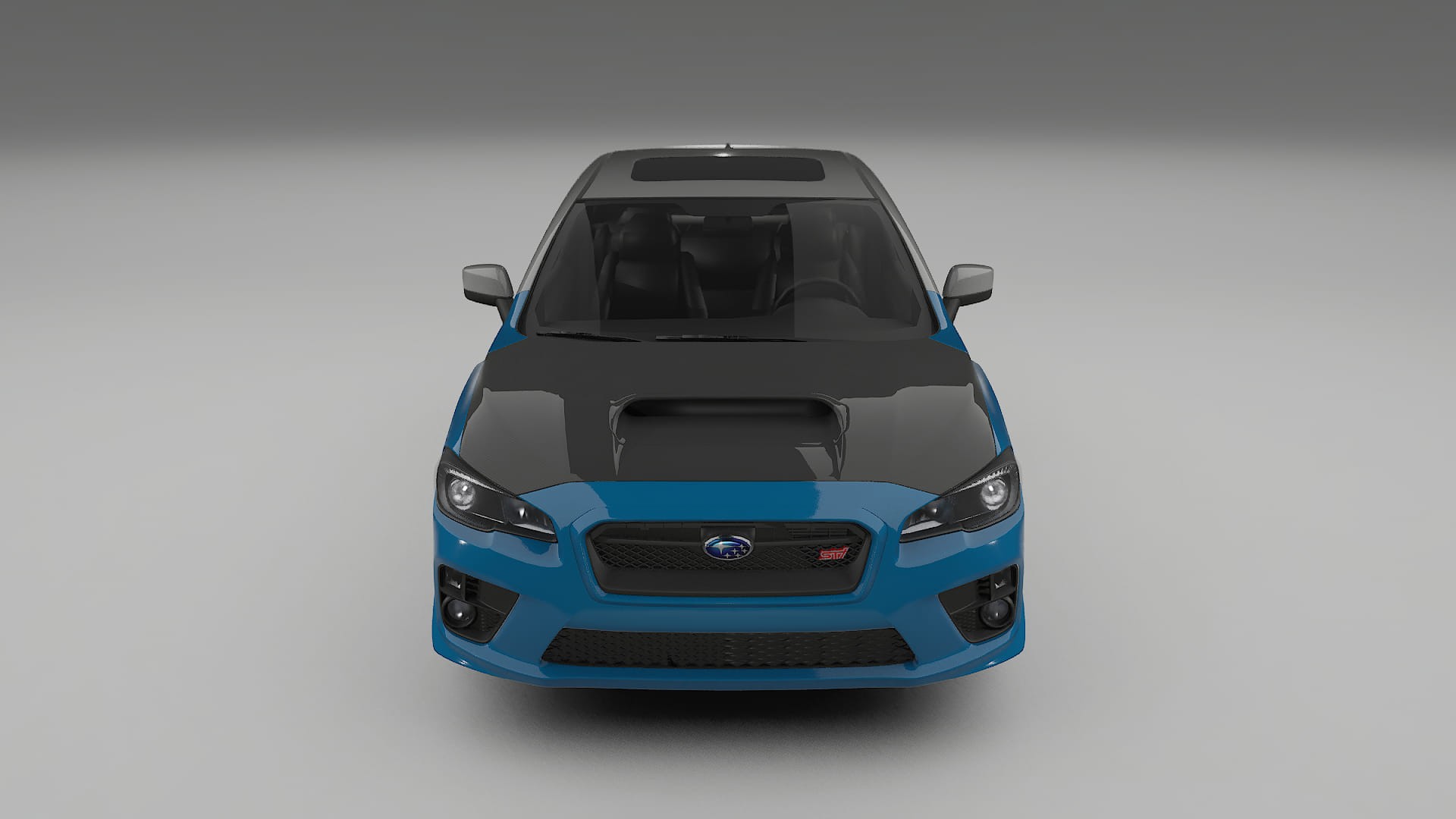Subaru Impreza WRX Sti VA prefacelift PPF Fólie na auto | CrystalGuard Přední kit s karbonovou kapotou