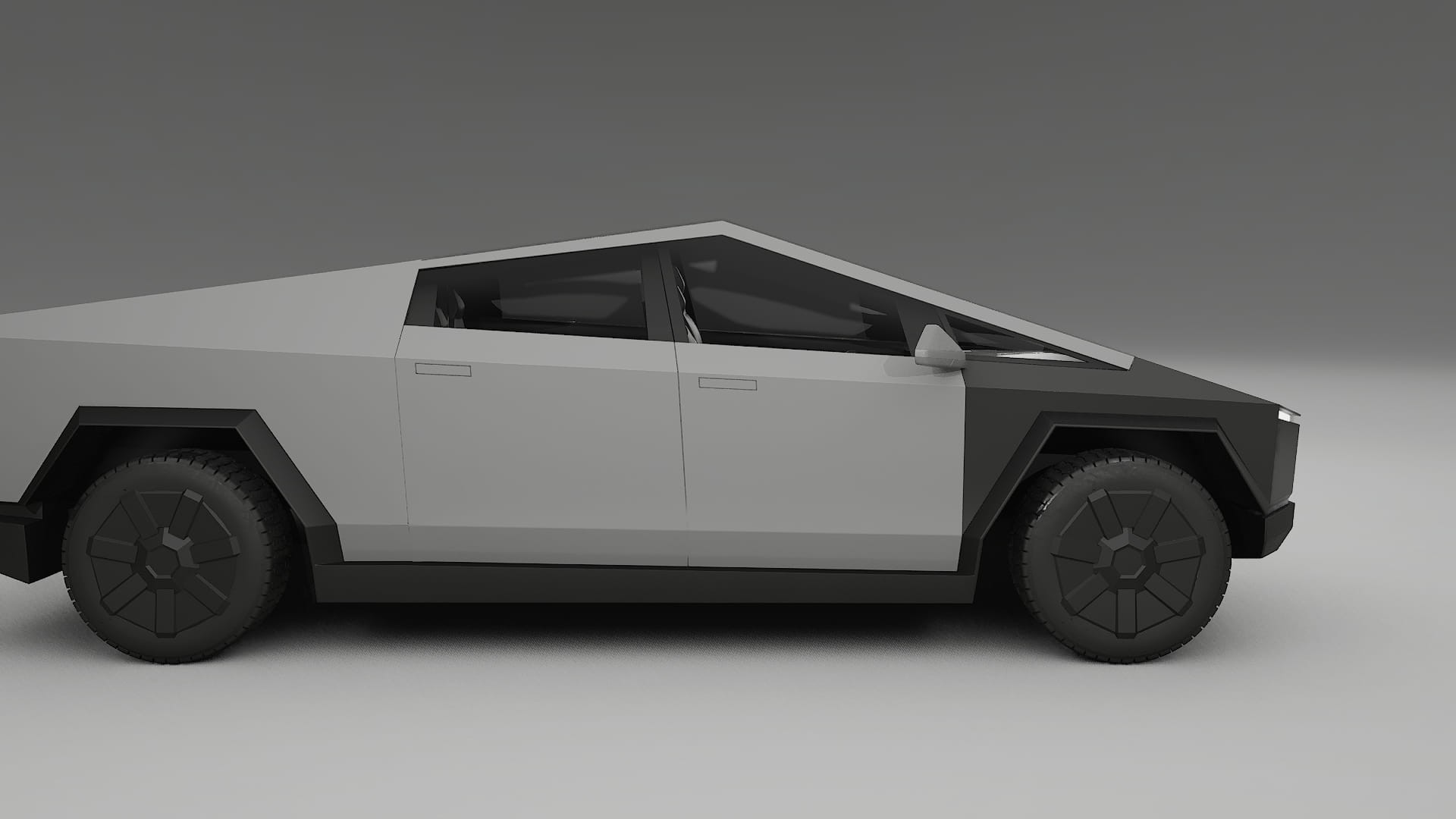 Tesla Cybertruck PPF Fólie na auto | CrystalGuard Přední kit s karbonovou kapotou