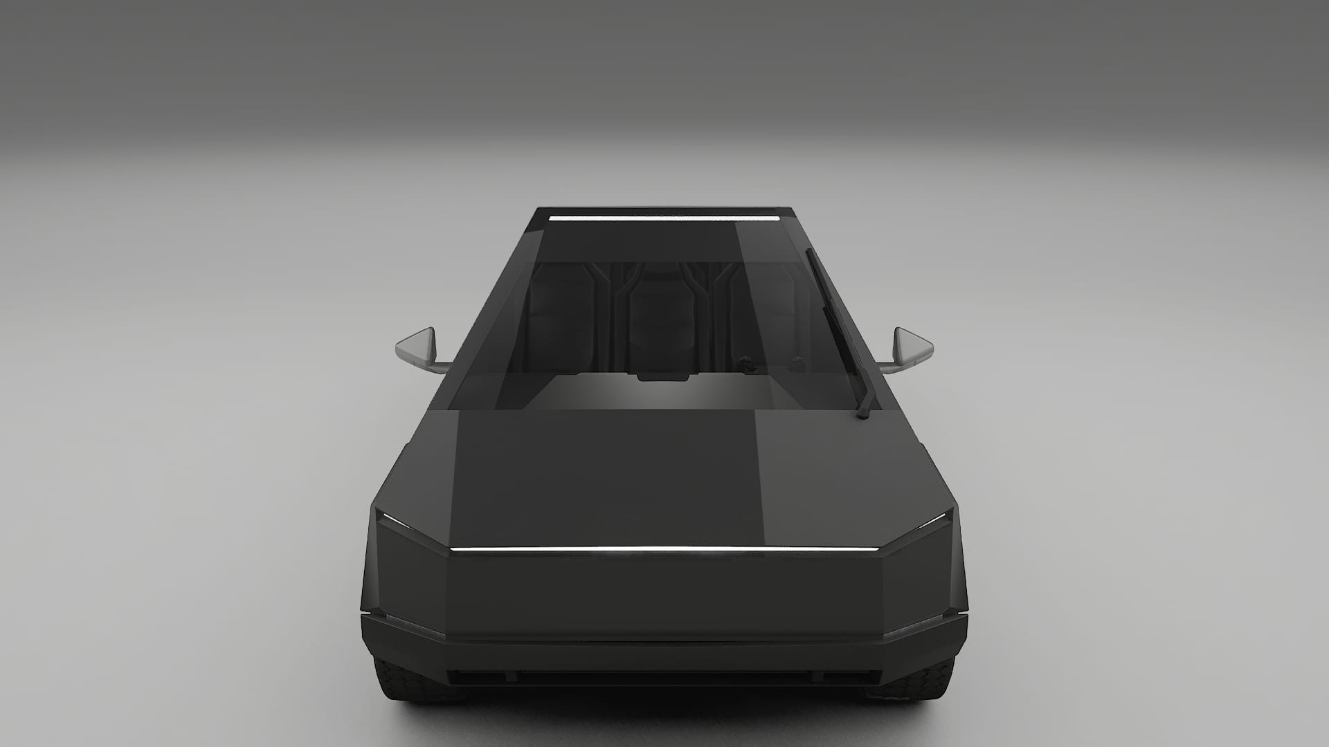 Tesla Cybertruck PPF Fólie na auto | CrystalGuard Přední kit s karbonovou kapotou
