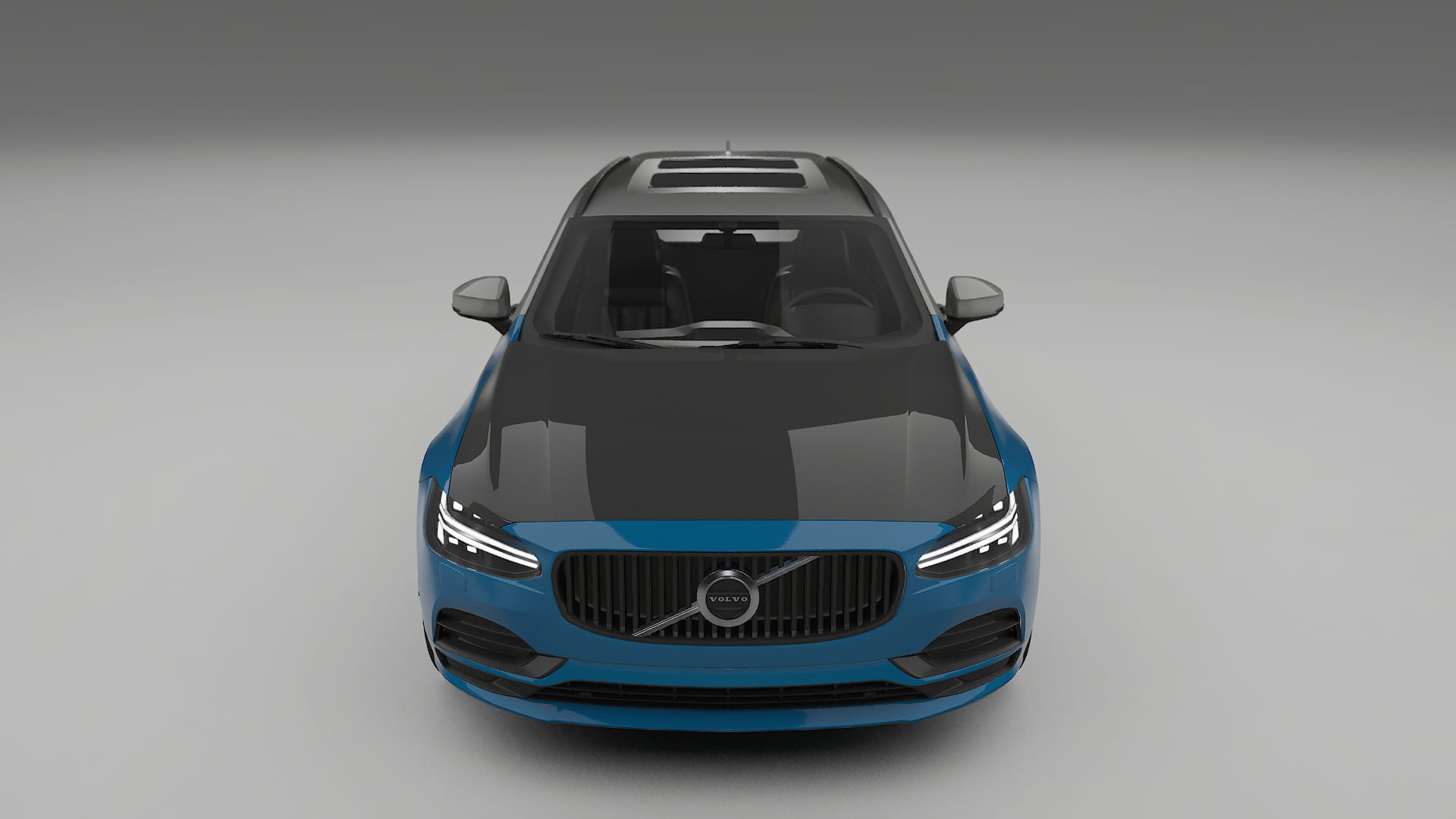 Volvo V90 P5 PPF Fólie na auto | CrystalGuard Přední kit s karbonovou kapotou