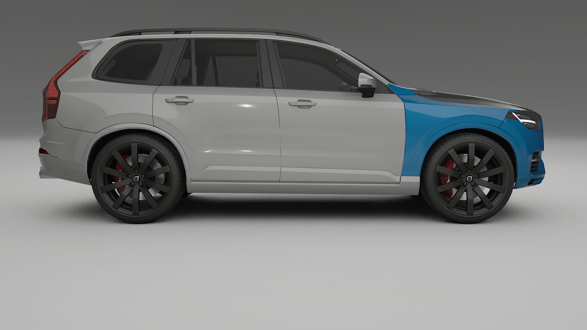 Volvo XC90 SPA PPF Fólie na auto | CrystalGuard Přední kit s karbonovou kapotou