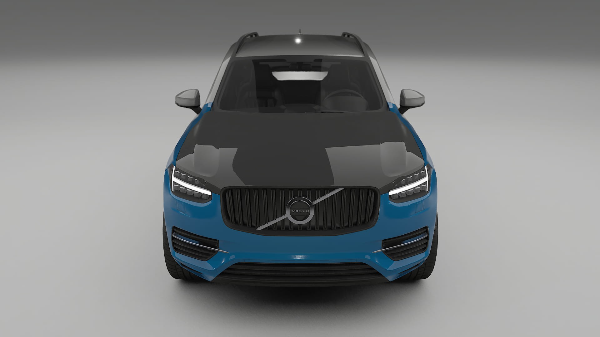 Volvo XC90 SPA PPF Fólie na auto | CrystalGuard Přední kit s karbonovou kapotou