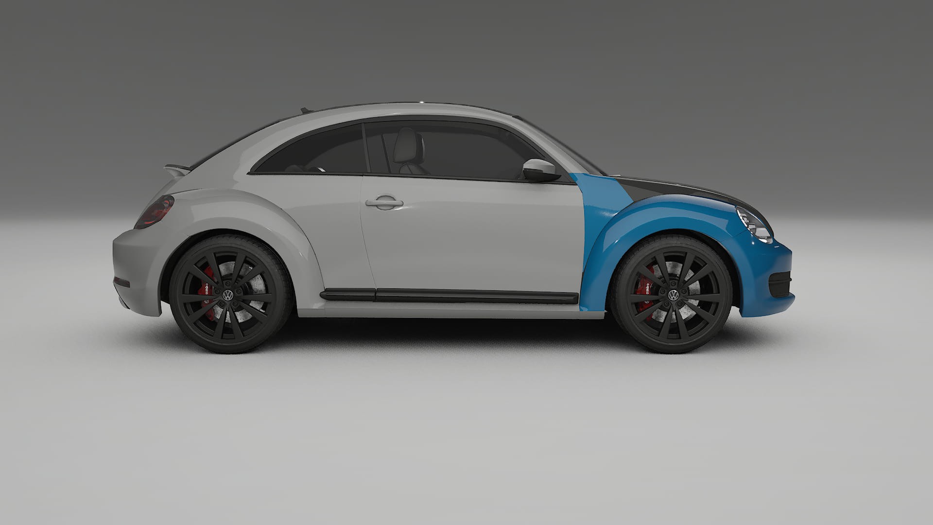 VW Beetle A5 prefacelift PPF Fólie na auto | CrystalGuard Přední kit s karbonovou kapotou