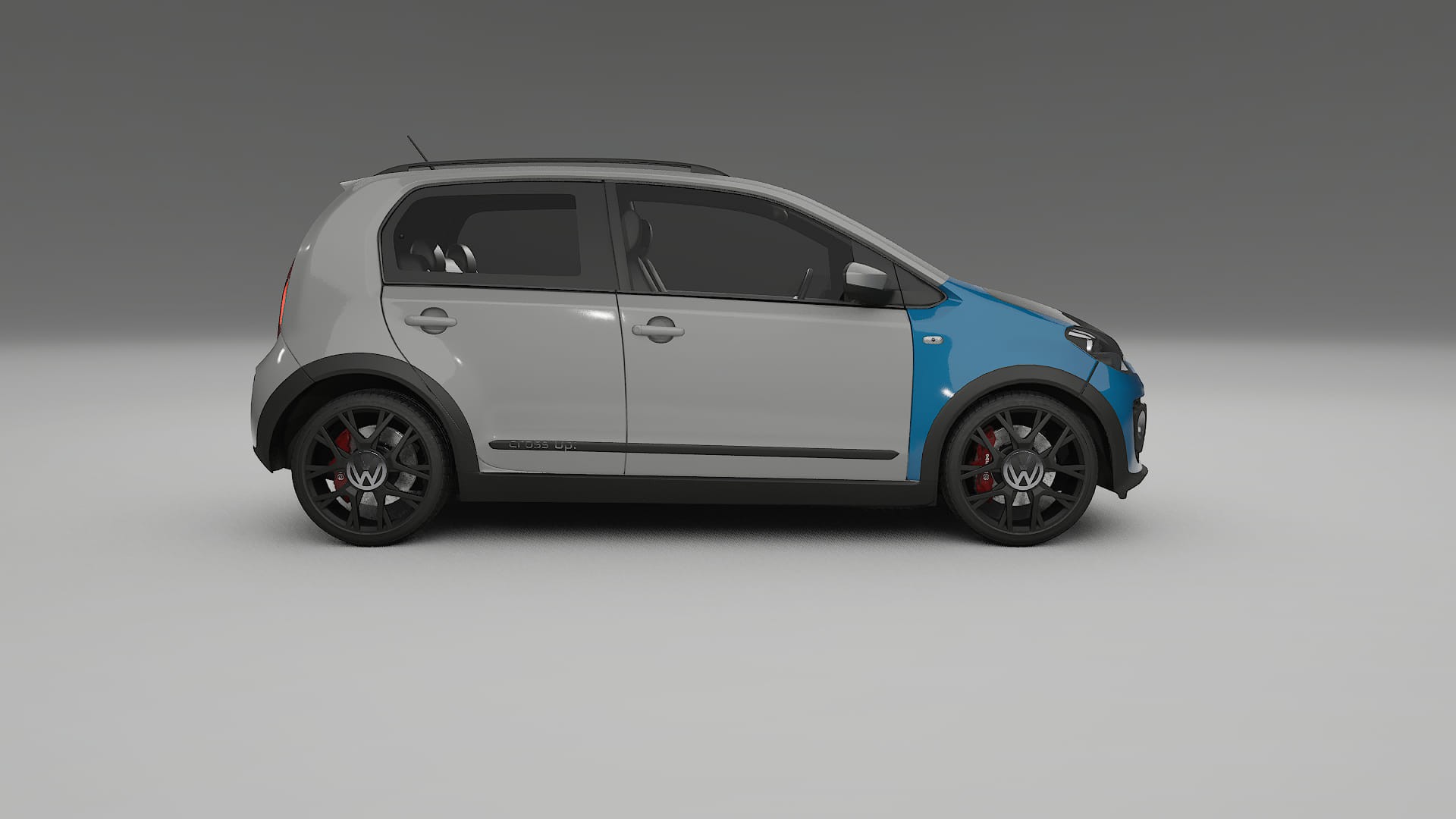 VW Cross Up PPF Fólie na auto | CrystalGuard Přední kit s karbonovou kapotou