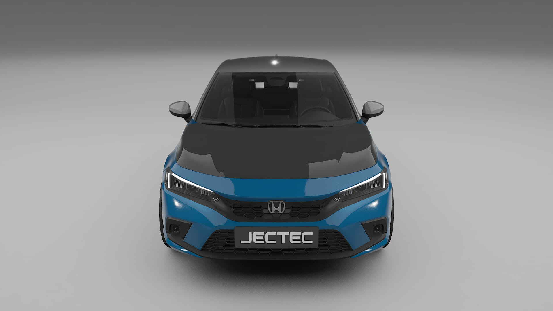 Honda Civic hatchback PPF Fólie na auto | CrystalGuard Přední kit s karbonovou kapotou