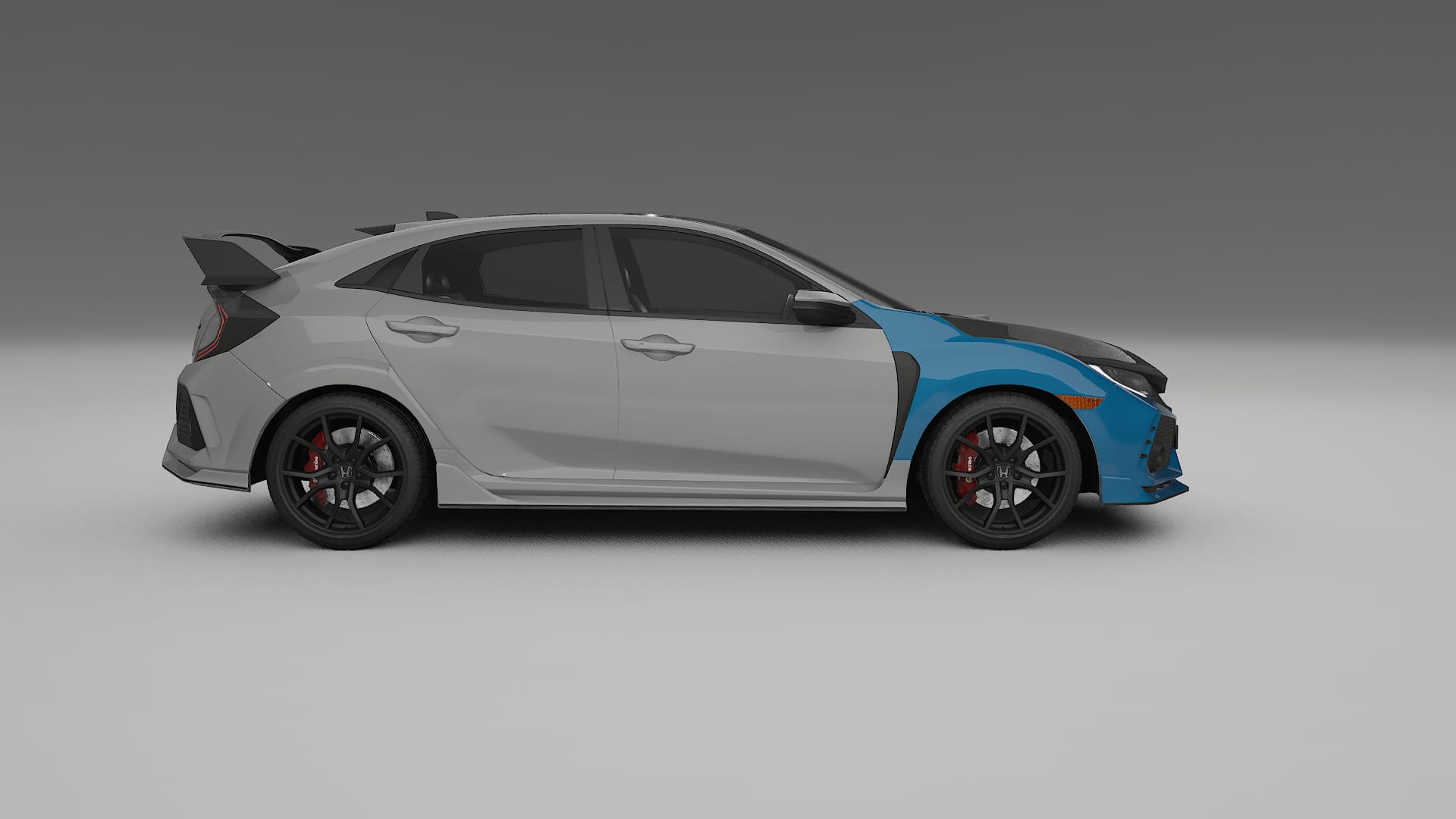 Honda Civic Type-R PPF Fólie na auto | CrystalGuard Přední kit s karbonovou kapotou 2
