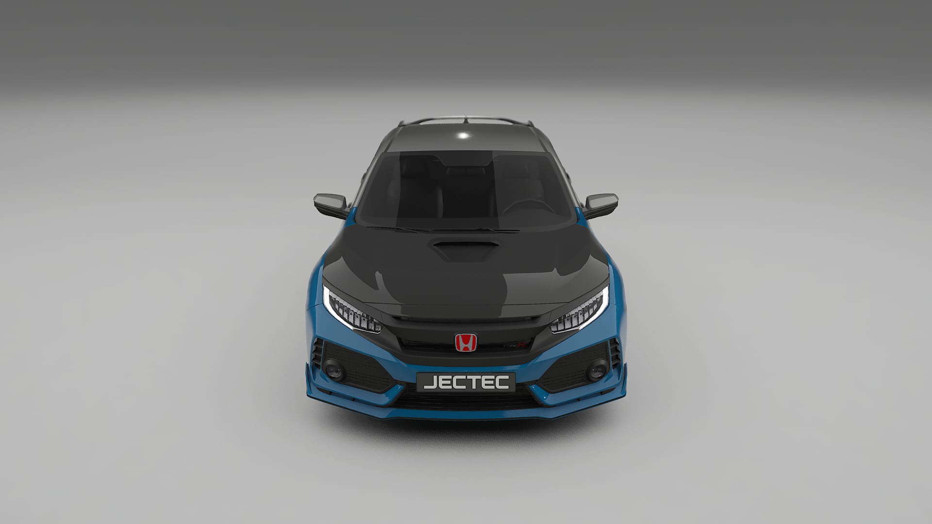 Honda Civic Type-R PPF Fólie na auto | CrystalGuard Přední kit s karbonovou kapotou