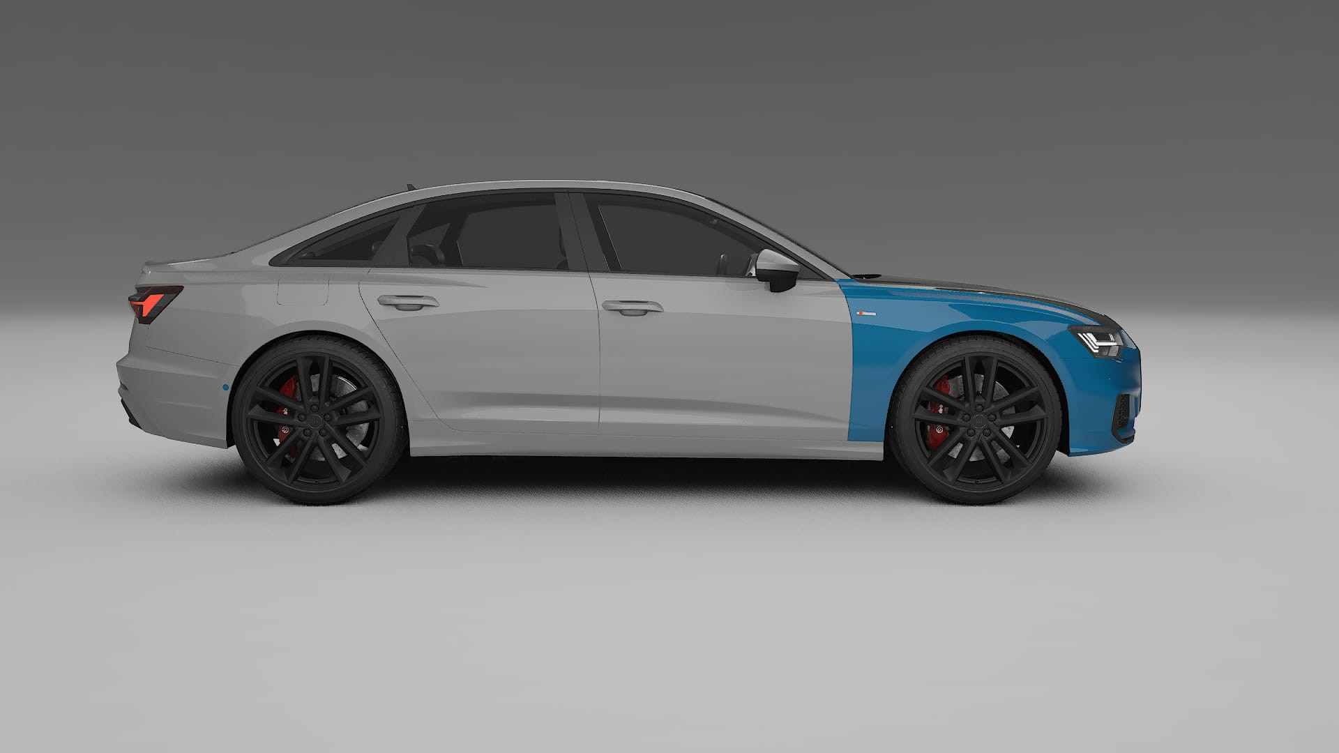 Audi A6 S-Line C8 PPF Fólie na auto | CrystalGuard Přední kit s karbonovou kapotou