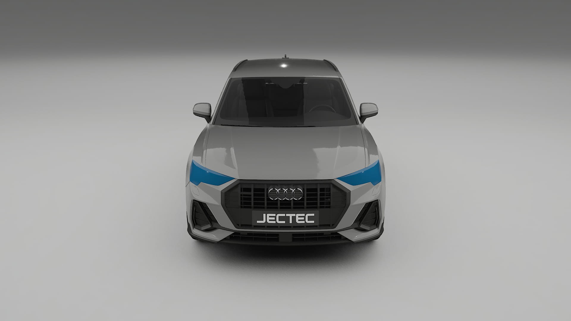 Audi Q3 S-Line F3 PPF Fólie na auto | CrystalGuard Přední kit s karbonovou kapotou
