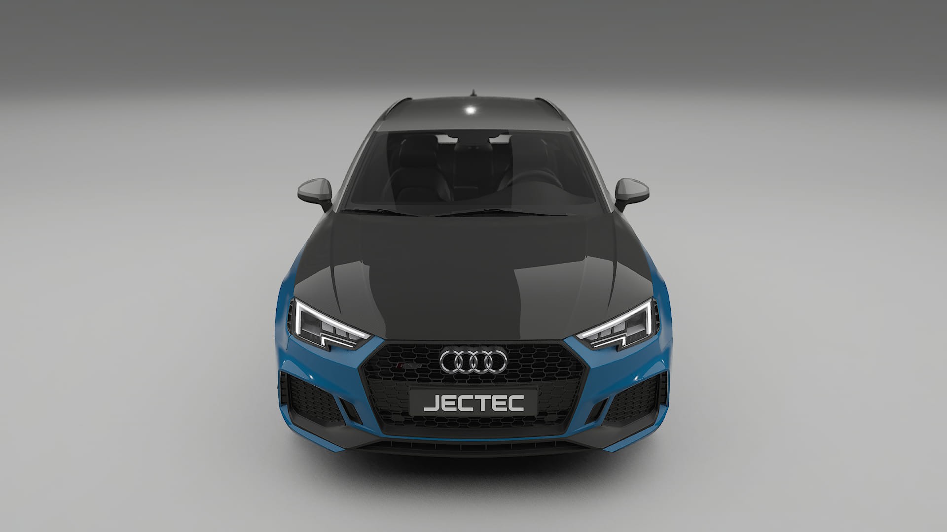Audi RS4 Avant B9 prefacelift PPF Fólie na auto | CrystalGuard Přední kit s karbonovou kapotou
