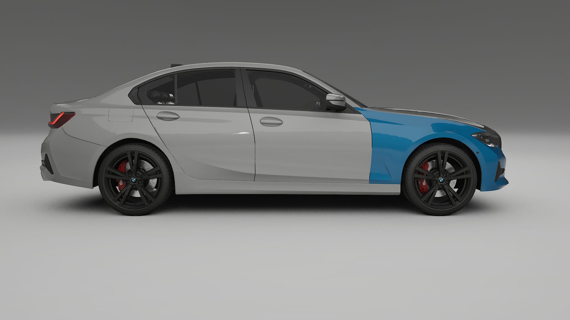 BMW 3 G20 prefacelift PPF Fólie na auto | CrystalGuard Přední kit s karbonovou kapotou