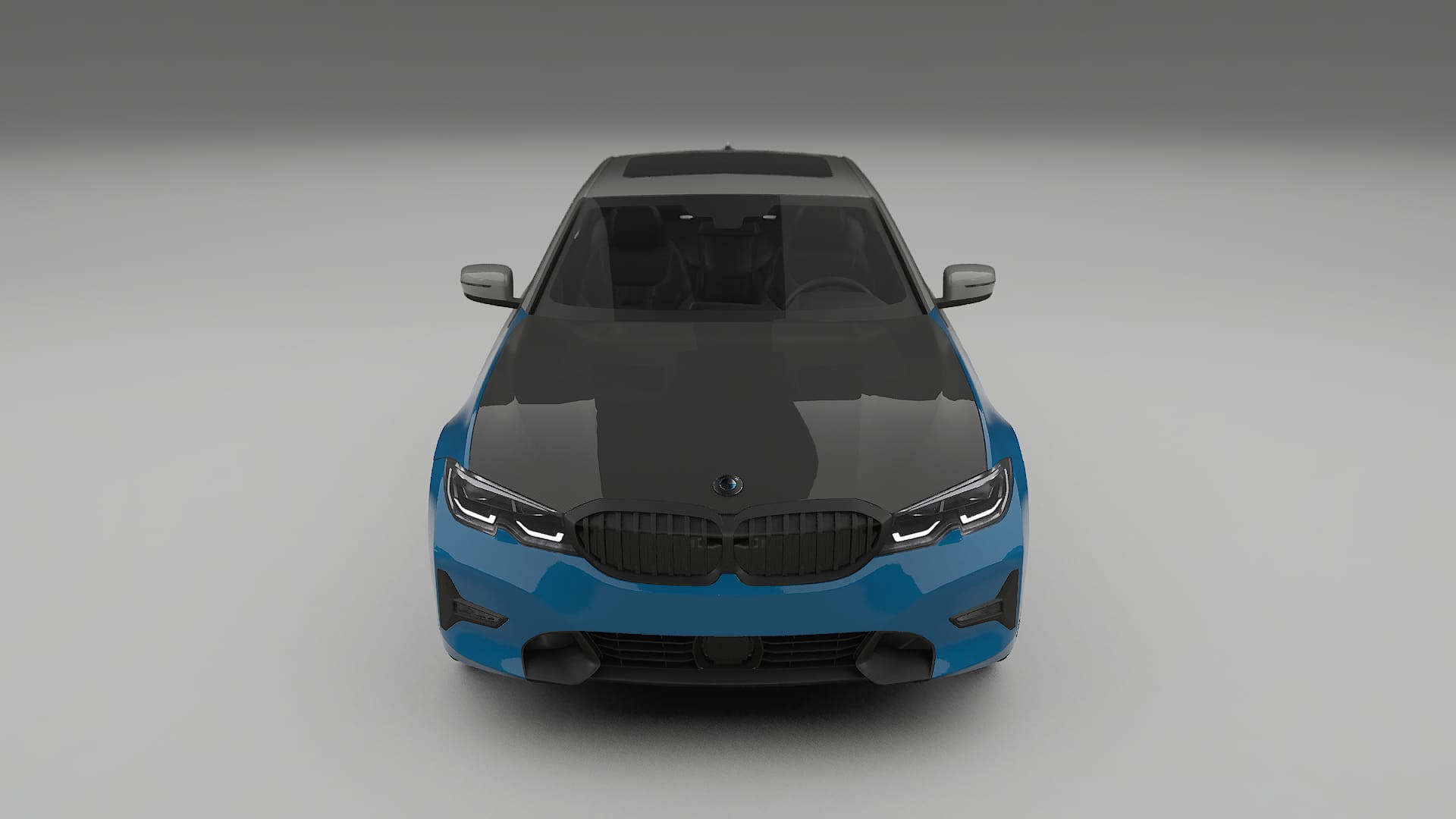 BMW 3 G20 prefacelift PPF Fólie na auto | CrystalGuard Přední kit s karbonovou kapotou