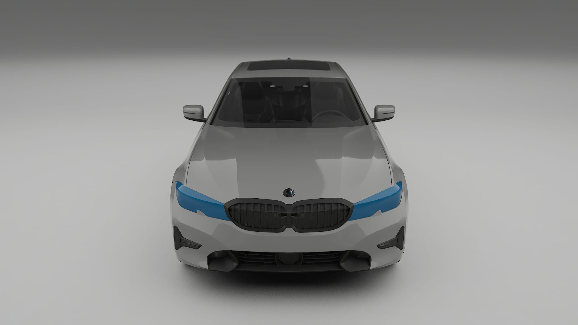 BMW 3 G20 prefacelift PPF Fólie na auto | CrystalGuard Přední kit s karbonovou kapotou