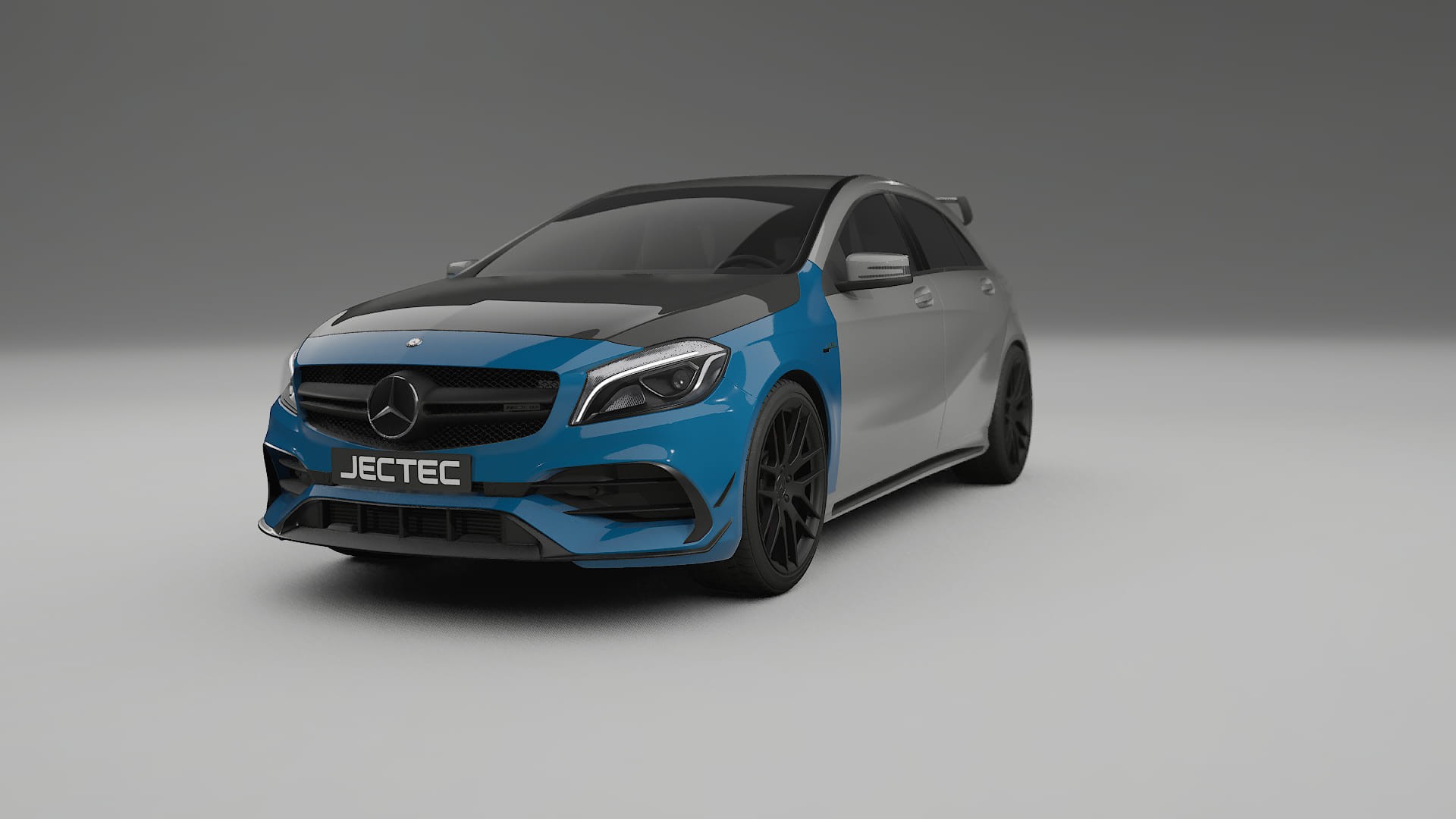 Mercedes A45 AMG W176 PPF Fólie na auto | CrystalGuard Přední kit s karbonovou kapotou