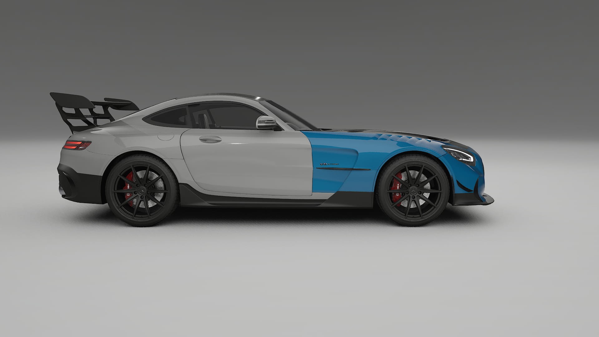 Mercedes AMG GT Black Series C192 coupe PPF Fólie na auto | CrystalGuard Přední kit s karbonovou kapotou