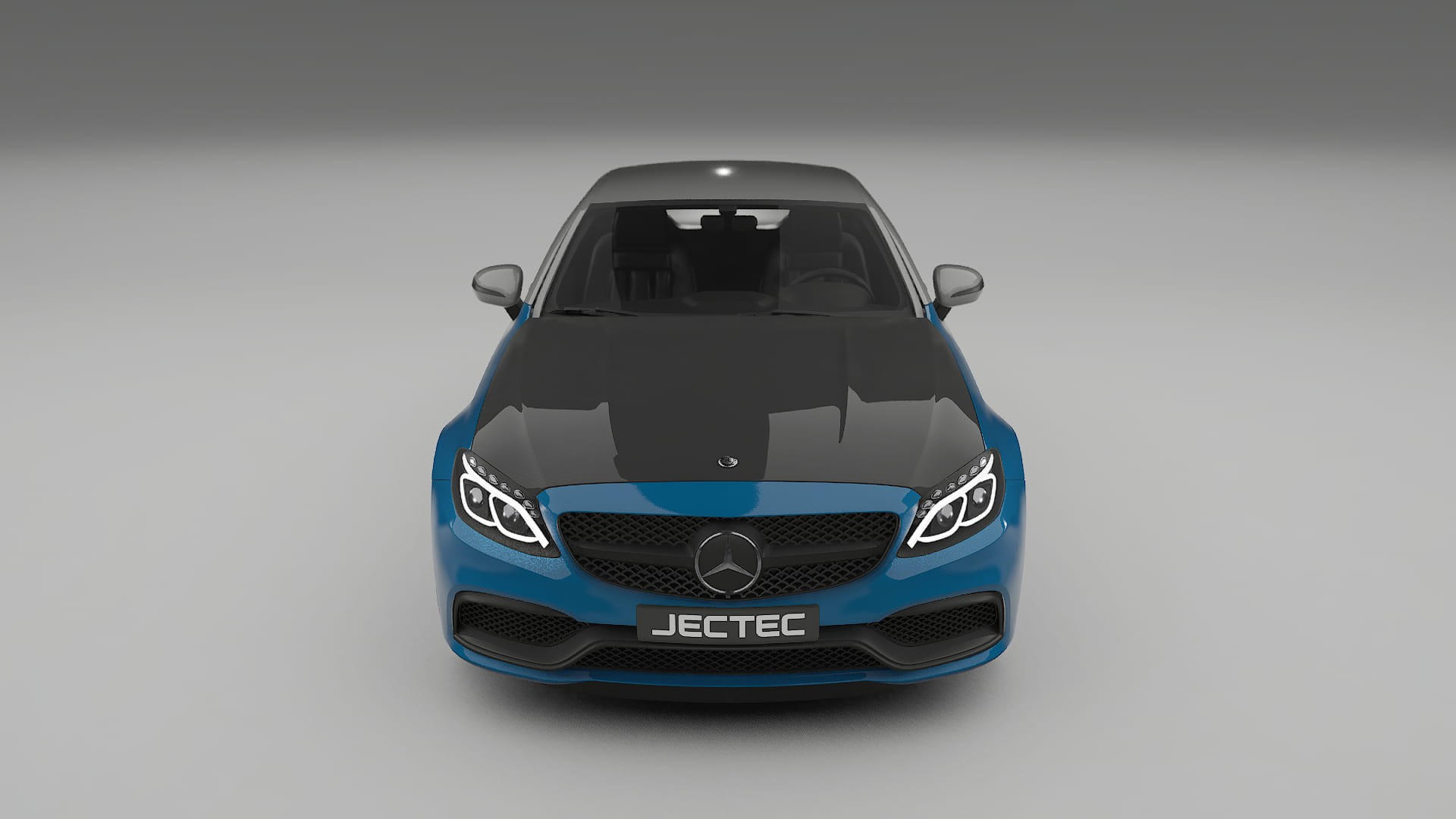 Mercedes C63 AMG W205 coupe PPF Fólie na auto | CrystalGuard Přední kit s karbonovou kapotou