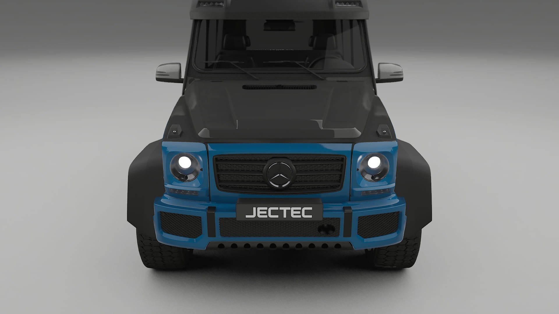 Mercedes G-class 4x4 W463 PPF Fólie na auto | CrystalGuard Přední kit s karbonovou kapotou