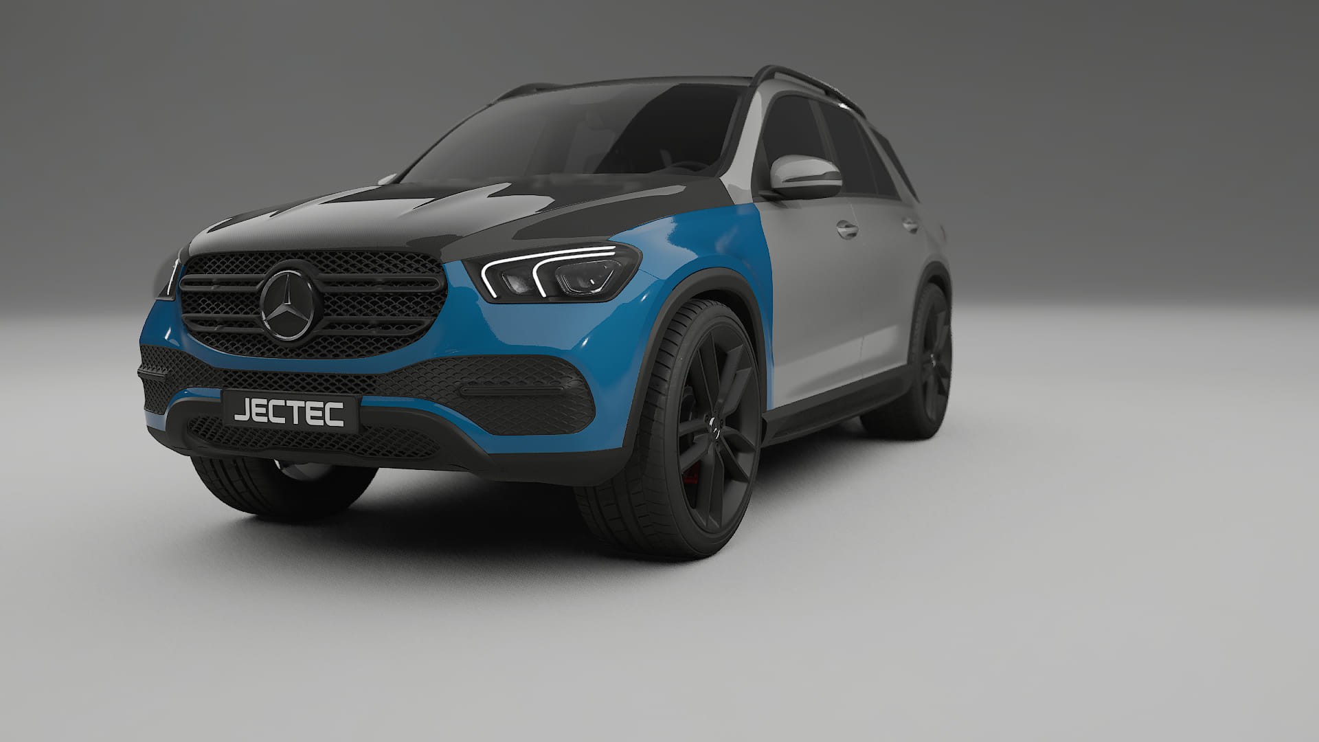 Mercedes GLE W167 PPF Fólie na auto | CrystalGuard Přední kit s karbonovou kapotou