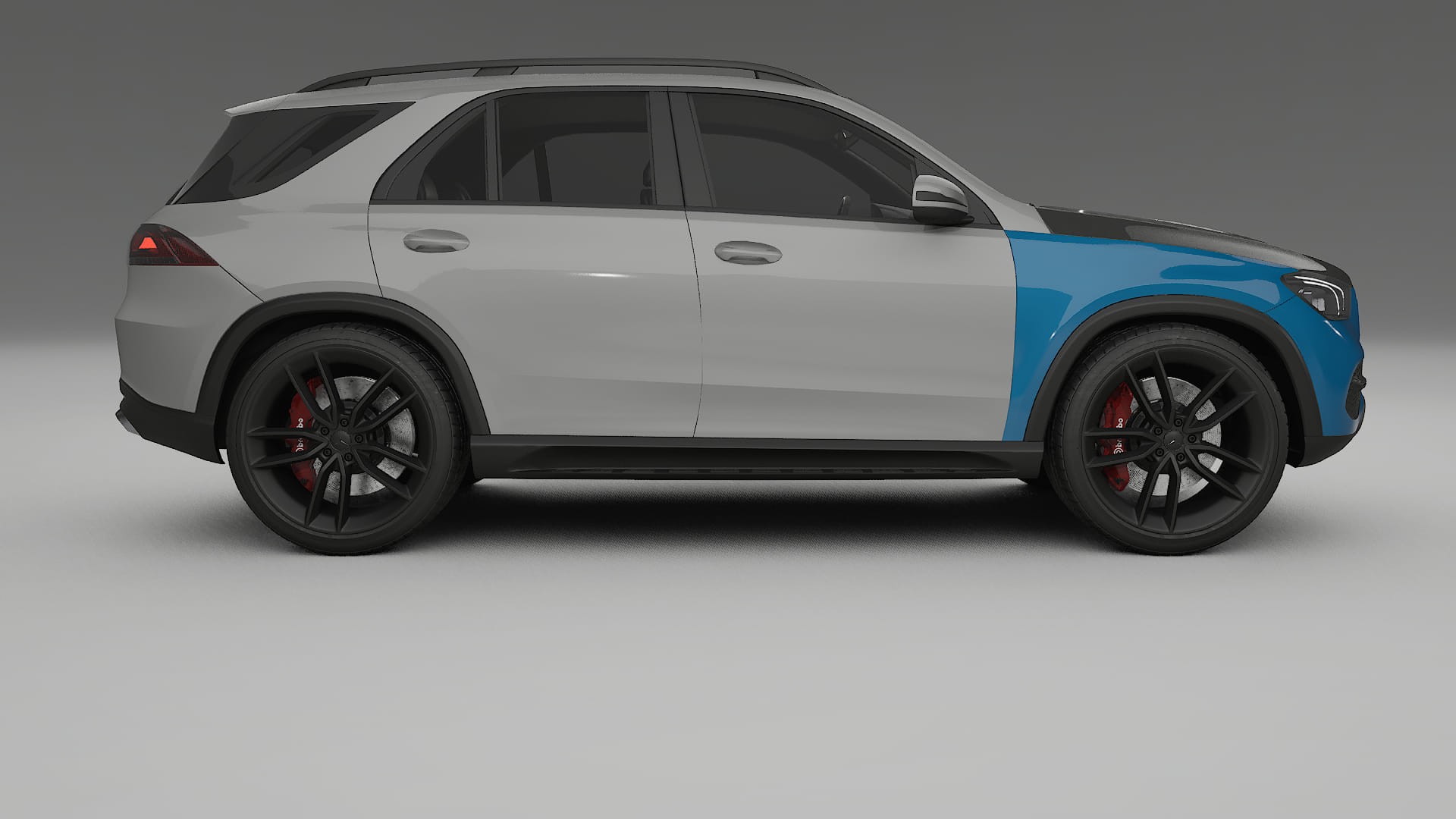Mercedes GLE W167 PPF Fólie na auto | CrystalGuard Přední kit s karbonovou kapotou