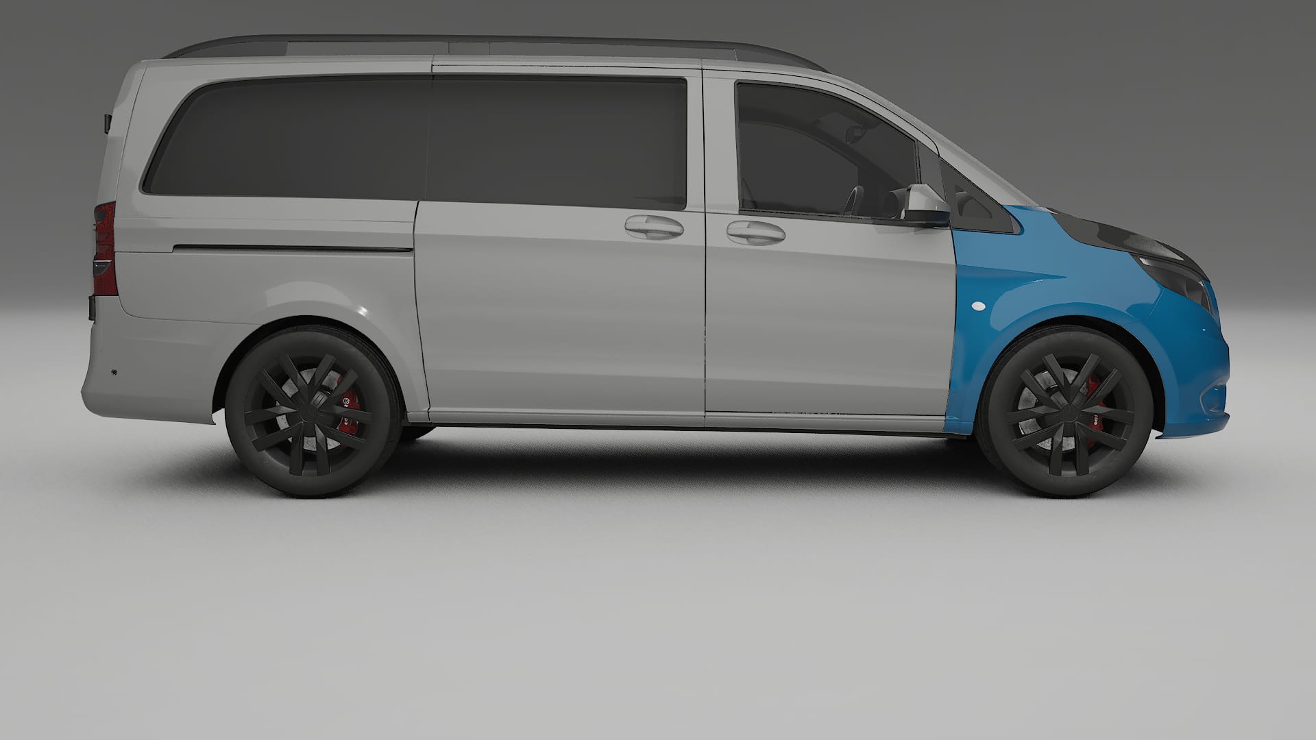 Mercedes Vito Short W447 prefacelift PPF Fólie na auto | CrystalGuard Přední kit s karbonovou kapotou