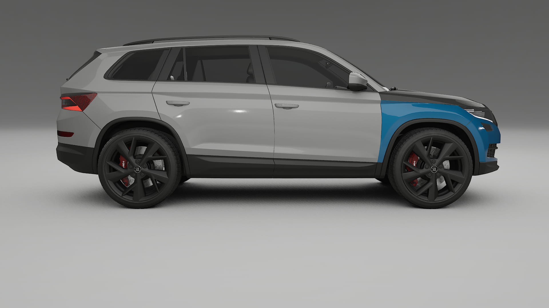 Škoda Kodiaq NS7 PPF Fólie na auto | CrystalGuard Přední kit s karbonovou kapotou