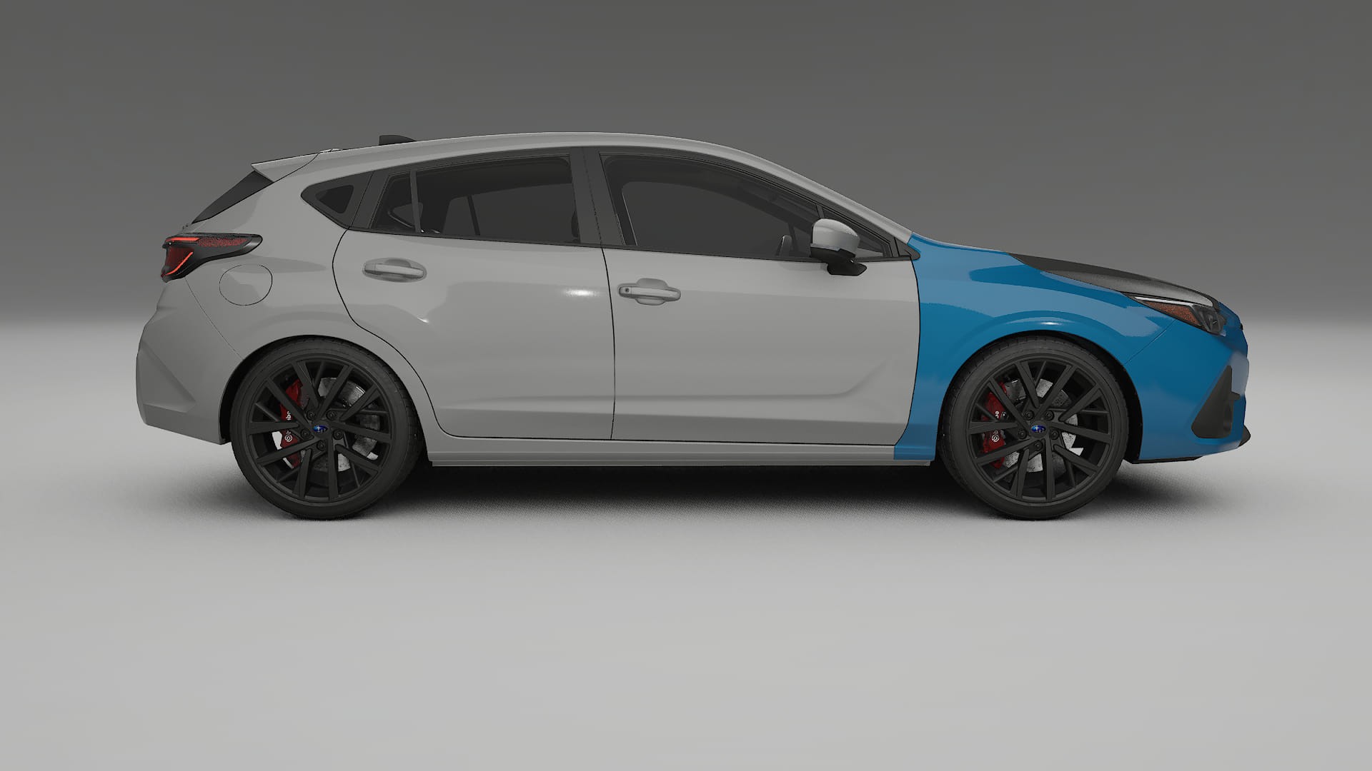 Subaru Impreza GU PPF Fólie na auto | CrystalGuard Přední kit s karbonovou kapotou