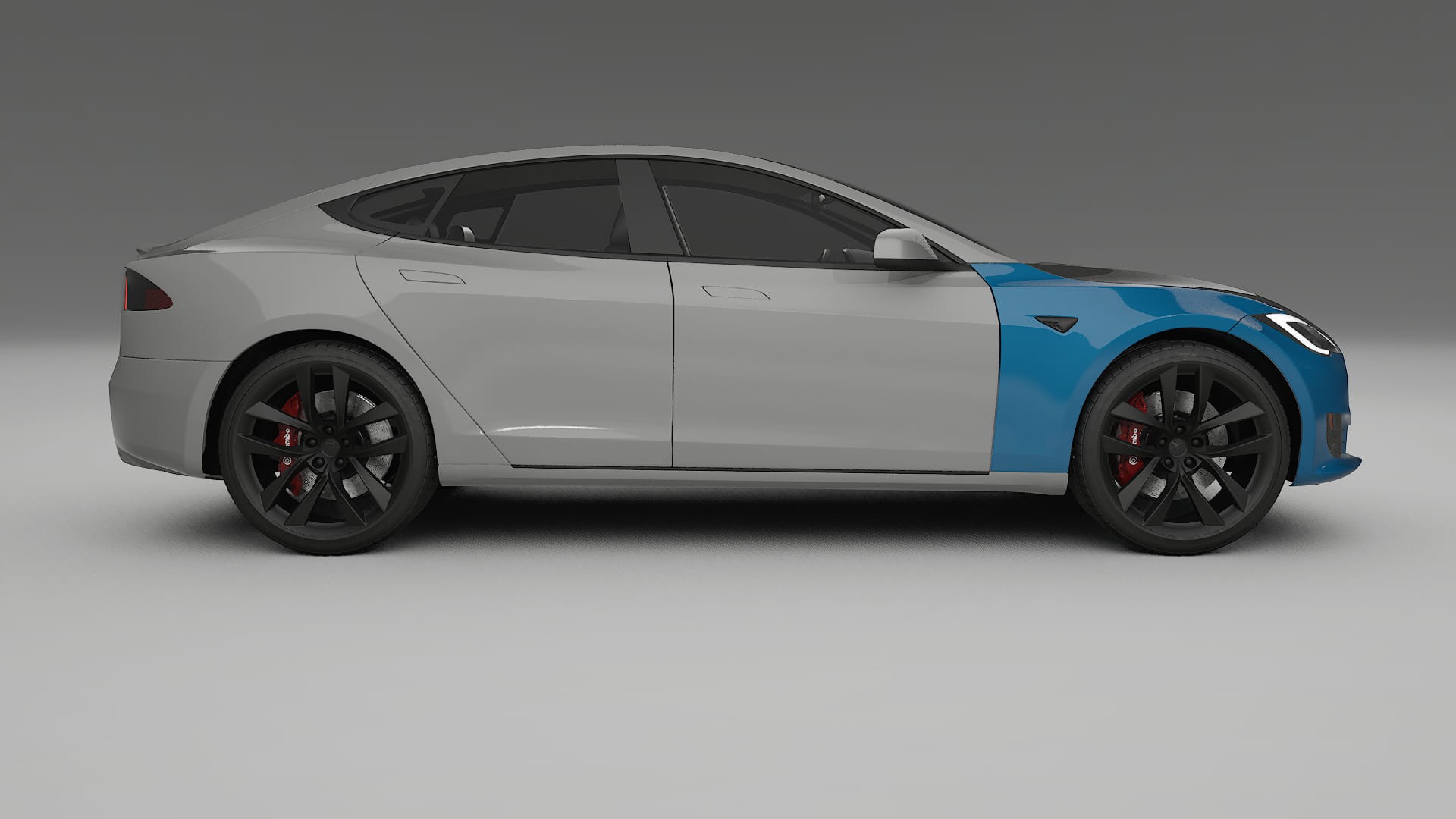 Tesla Model-S Refresh PPF Fólie na auto | CrystalGuard Přední kit s karbonovou kapotou