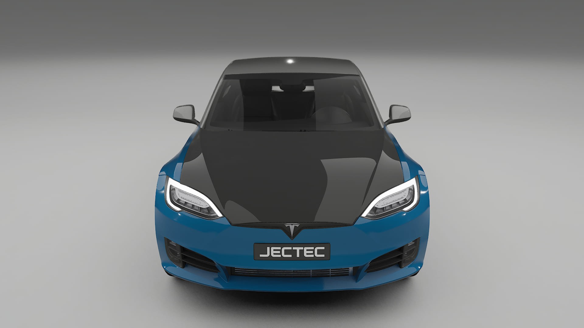 Tesla Model-S Refresh PPF Fólie na auto | CrystalGuard Přední kit s karbonovou kapotou