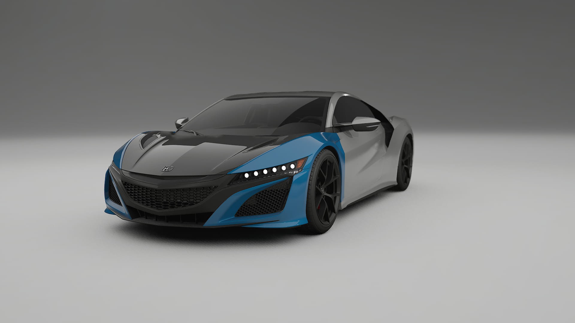 Honda NSX prefacelift PPF Fólie na auto | CrystalGuard Přední kit s karbonovou kapotou