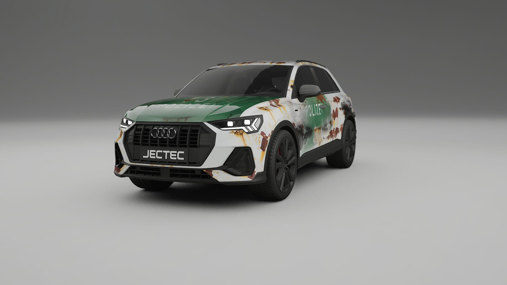 Audi Q3 S-Line F3 COBRA 11 – Designový Wrap PPF Fólie na auto - tisknutelný polyuretan