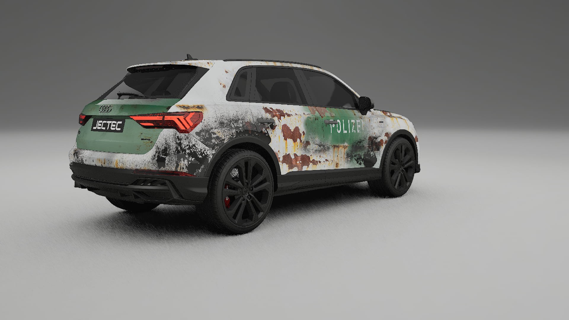 Audi Q3 S-Line F3 COBRA 11 – Designový Wrap PPF Fólie na auto - tisknutelný polyuretan