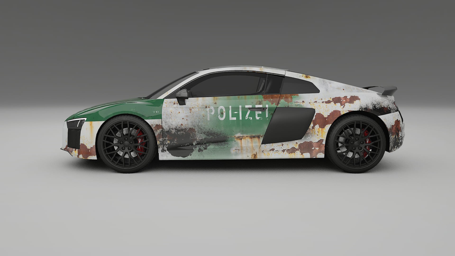 Audi R8 typ-4S prefacelift COBRA 11 – Designový Wrap PPF Fólie na auto - tisknutelný polyuretan