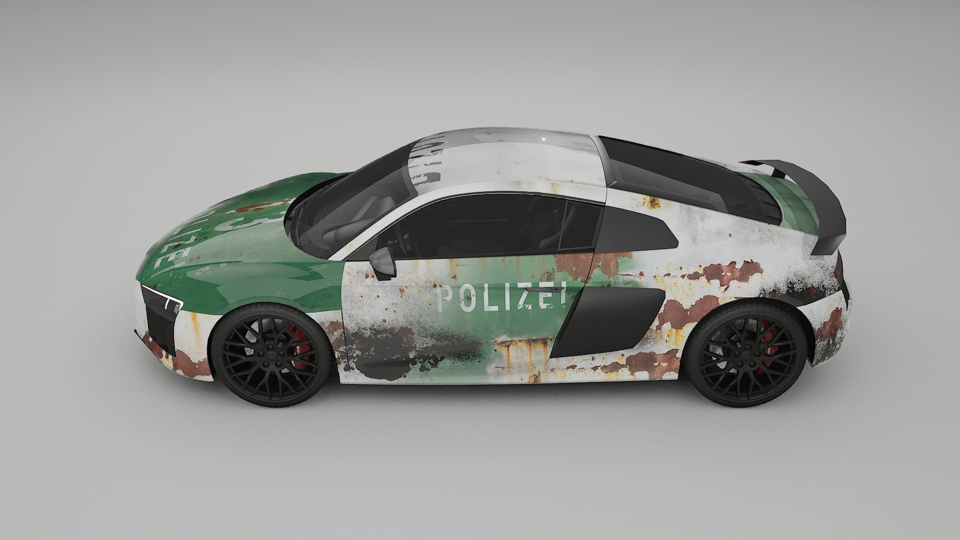 Audi R8 typ-4S prefacelift COBRA 11 – Designový Wrap PPF Fólie na auto - tisknutelný polyuretan