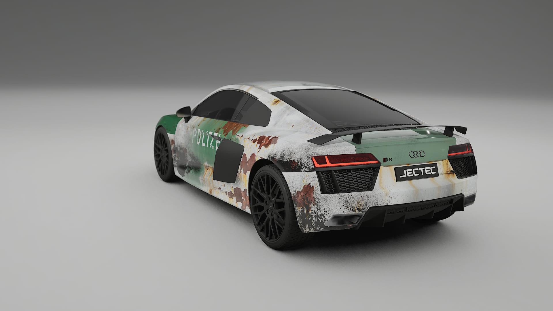 Audi R8 typ-4S prefacelift COBRA 11 – Designový Wrap PPF Fólie na auto - tisknutelný polyuretan