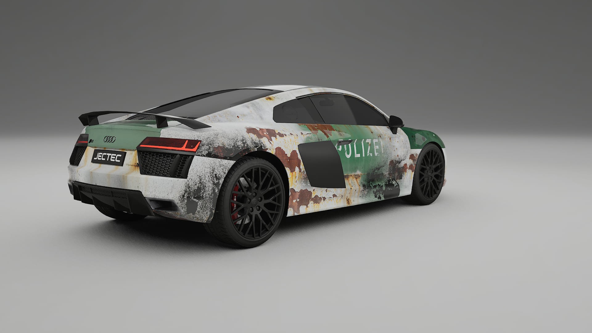 Audi R8 typ-4S prefacelift COBRA 11 – Designový Wrap PPF Fólie na auto - tisknutelný polyuretan