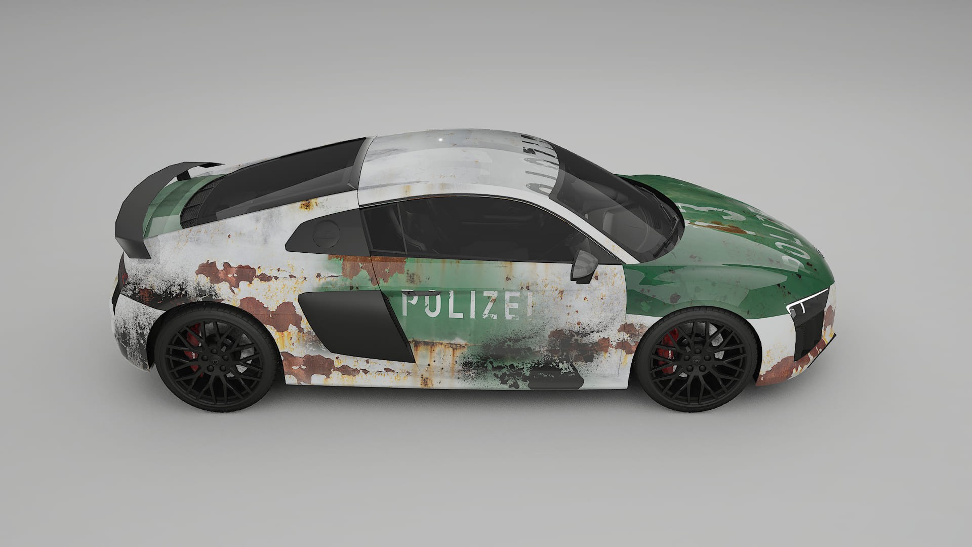 Audi R8 typ-4S prefacelift COBRA 11 – Designový Wrap PPF Fólie na auto - tisknutelný polyuretan