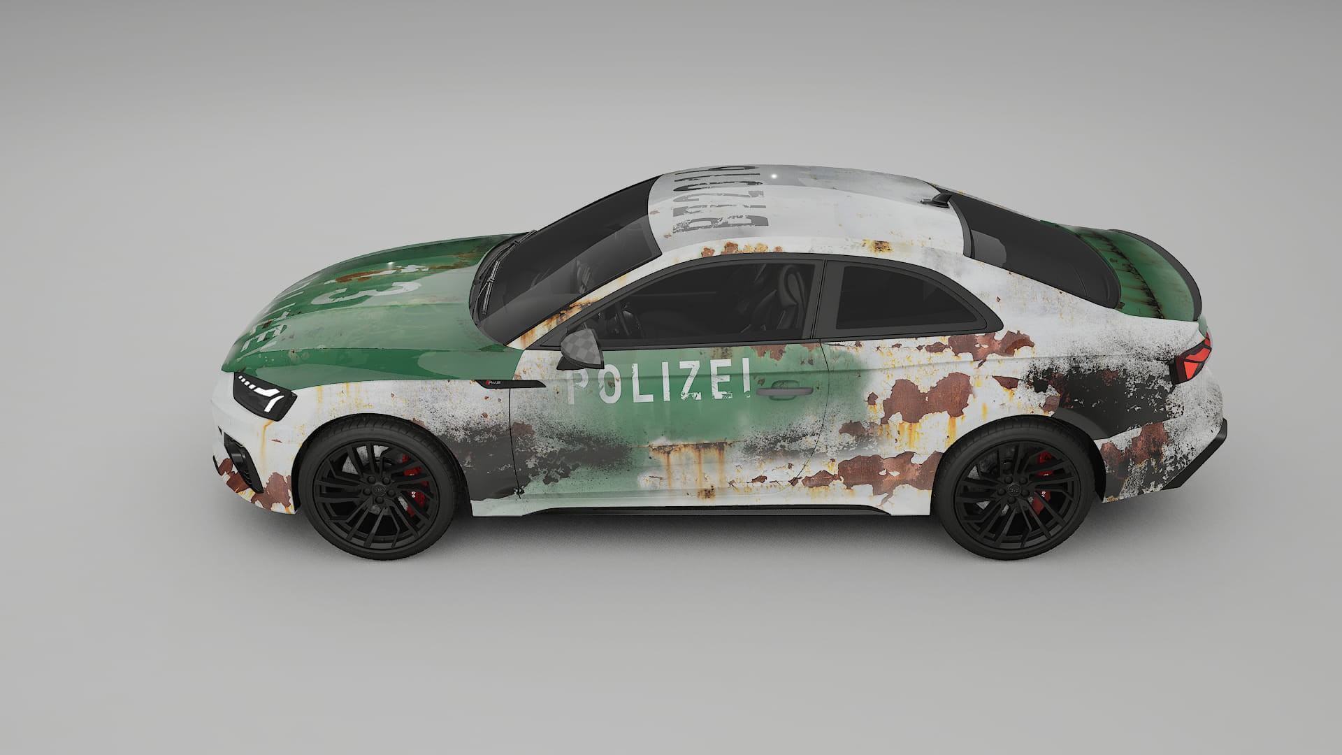 Audi RS5 Coupe B9 facelift COBRA 11 – Designový Wrap PPF Fólie na auto - tisknutelný polyuretan