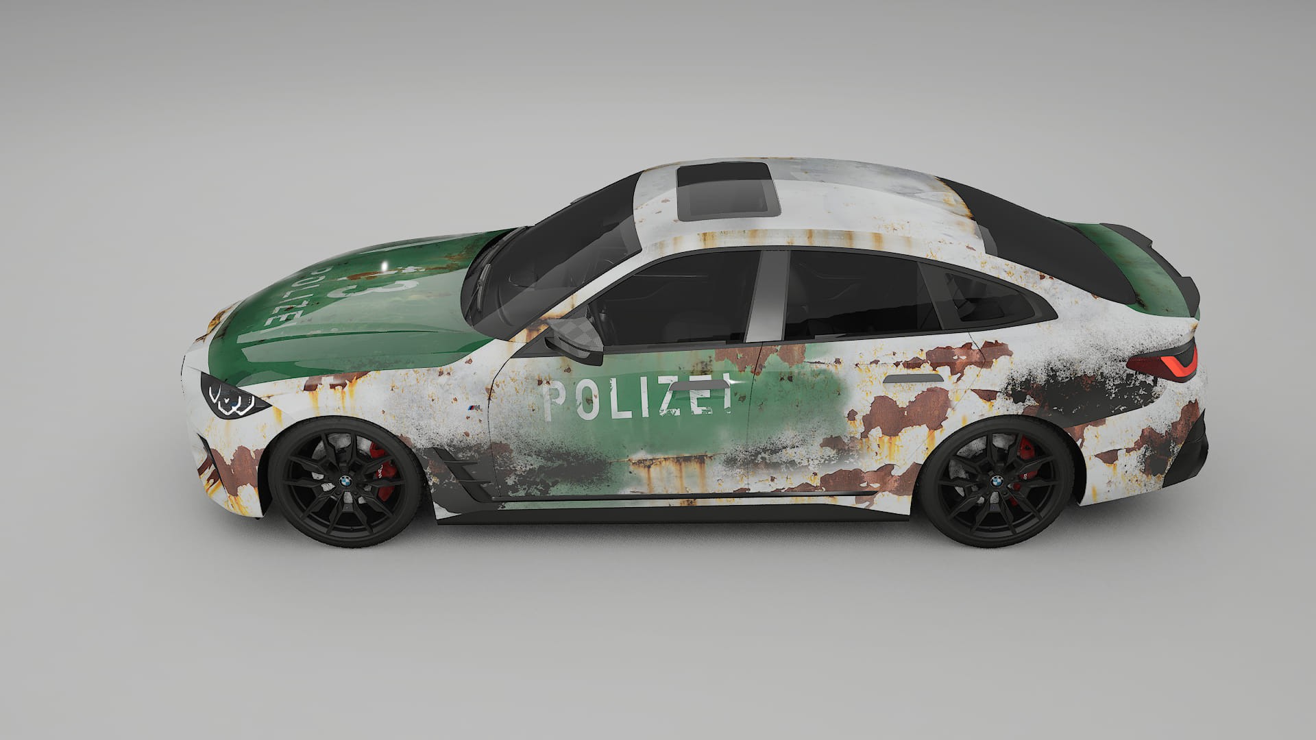 BMW I4 G26 M-Package COBRA 11 – Designový Wrap PPF Fólie na auto - tisknutelný polyuretan